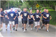 Officers running with police escort 4