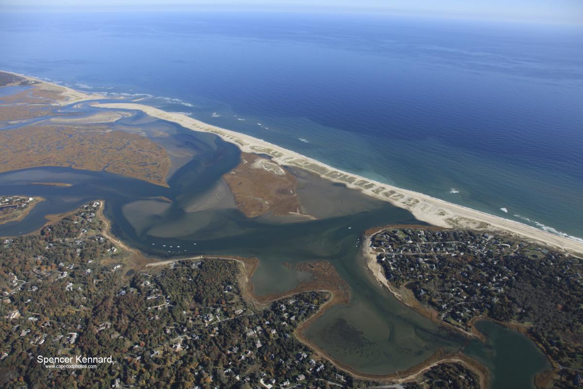 Aerial photo of Nauset Estuary 17